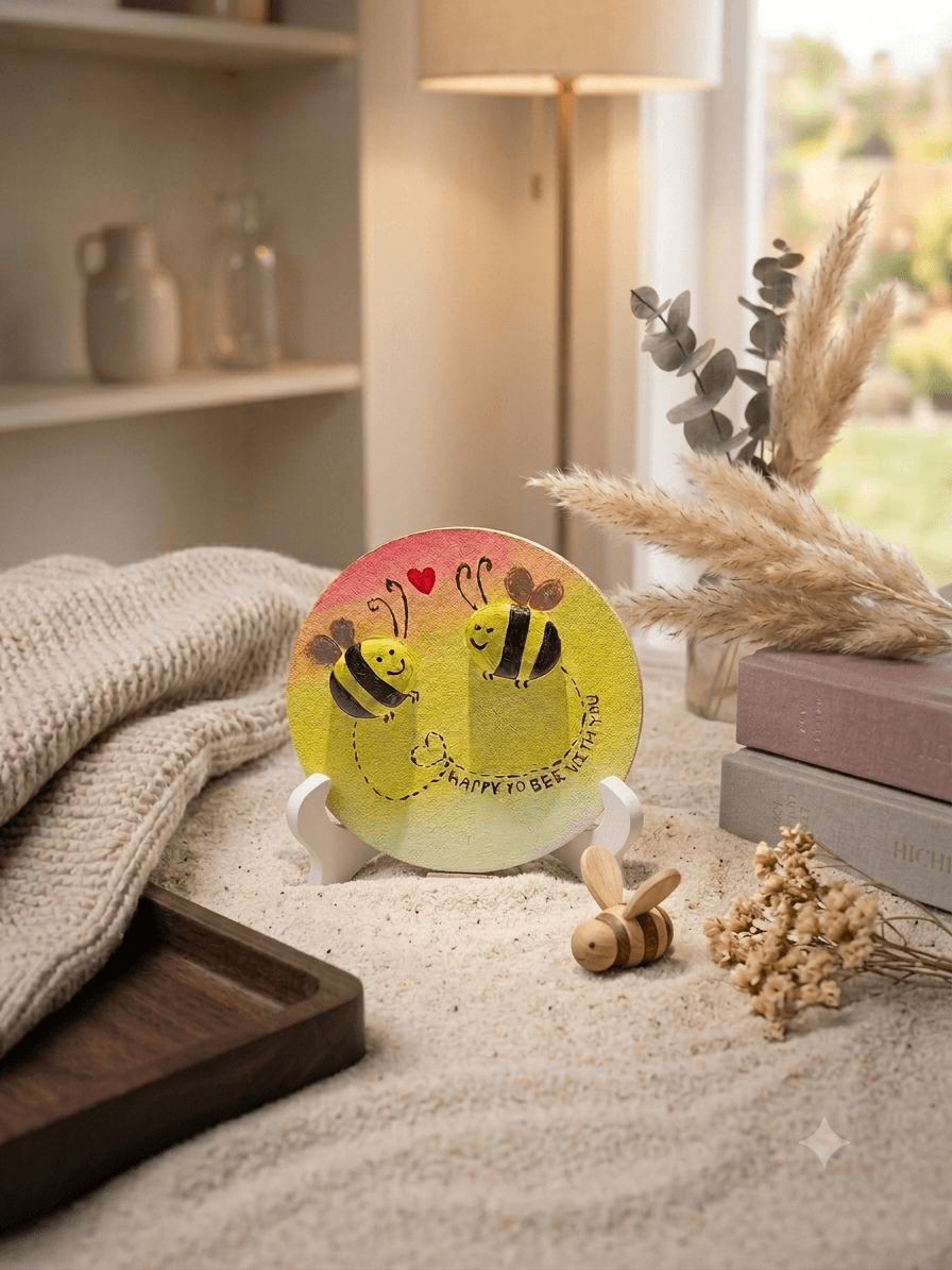 Mini Hand-Painted Clay Art
